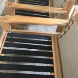 Pair of brutalist armchairs circa 1980's