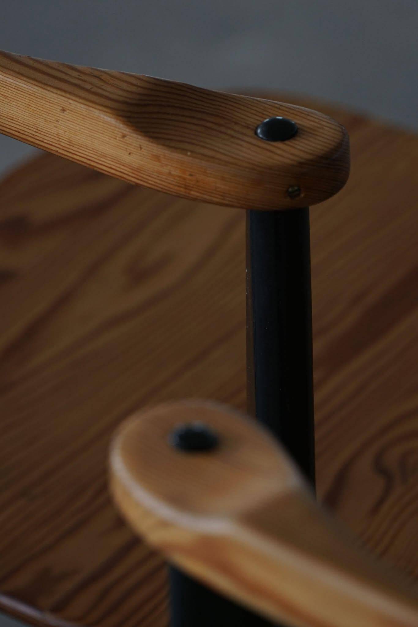 Set of 4 'Thema' chairs in pine by Yngve Ekström, Swedese, Modern Swedish, 1954