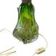 Vintage green glass MURANO table lamp / floor lamp