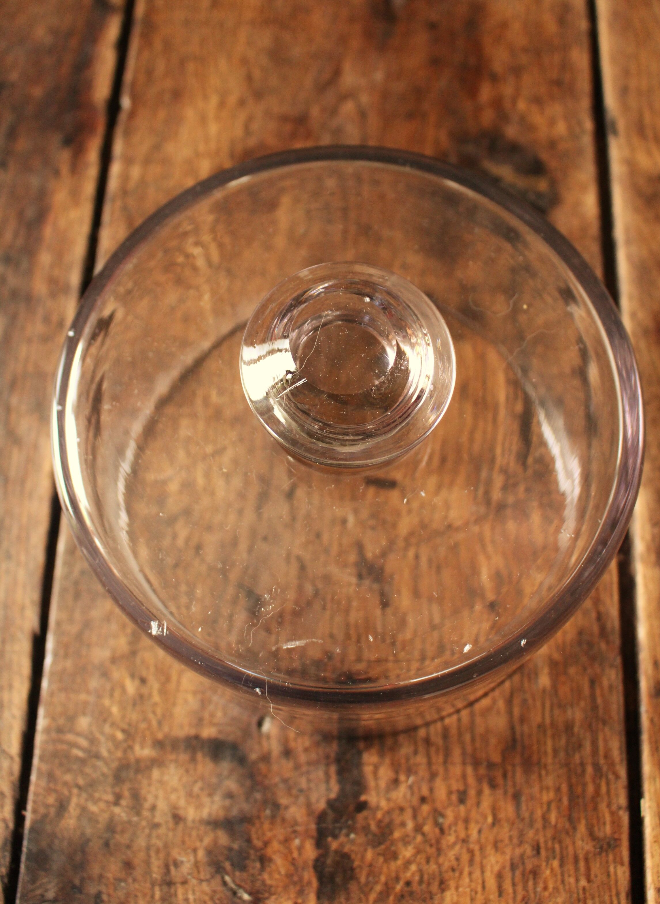 Glass bell cap