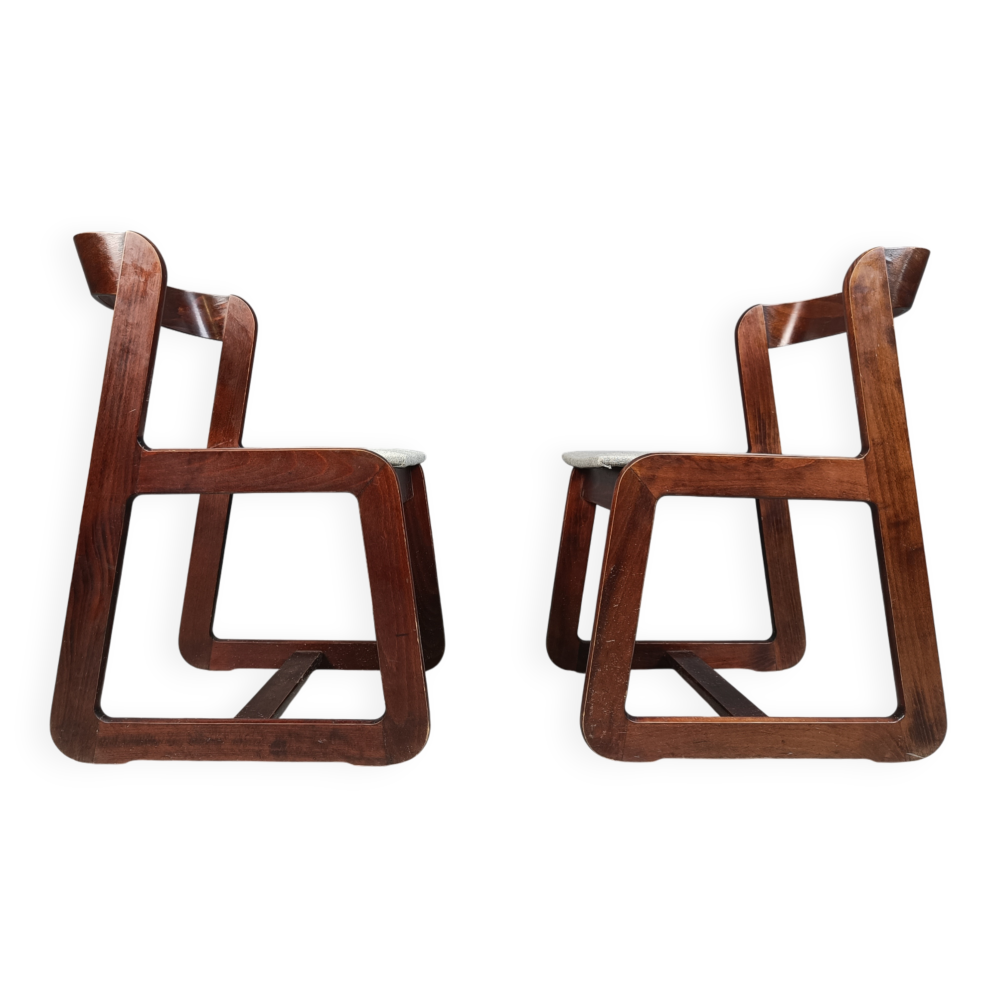Vintage dining chairs by Mario Sabot, 1970s