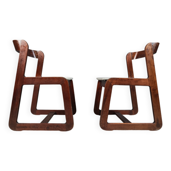Chaises à repas vintage de Mario Sabot, 1970