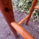 Square high stool in pine