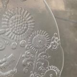 Vintage Swedish glass plate Doran by Goran Warff for Kosta Boda