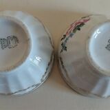 Pair of chauvigny porcelain bowls 60s