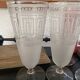 Lot de 4 verres anciens gravés Art Déco