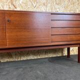 60s 70s teak sideboard Credenza cabinet Bartels Danish Modern Design