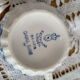 Lot de 8 tasses à café et sous-tasses en porcelaine Bavaria modèle China Blau