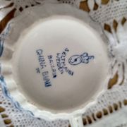 Set of 8 coffee cups and porcelain sub-cups Bavaria model China Blau