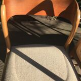 Lot of 4 chairs Sled Baumann