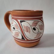 Pichet en céramique de poterie de studio signé