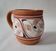 Pichet en céramique de poterie de studio signé