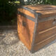 Antique travel trunk