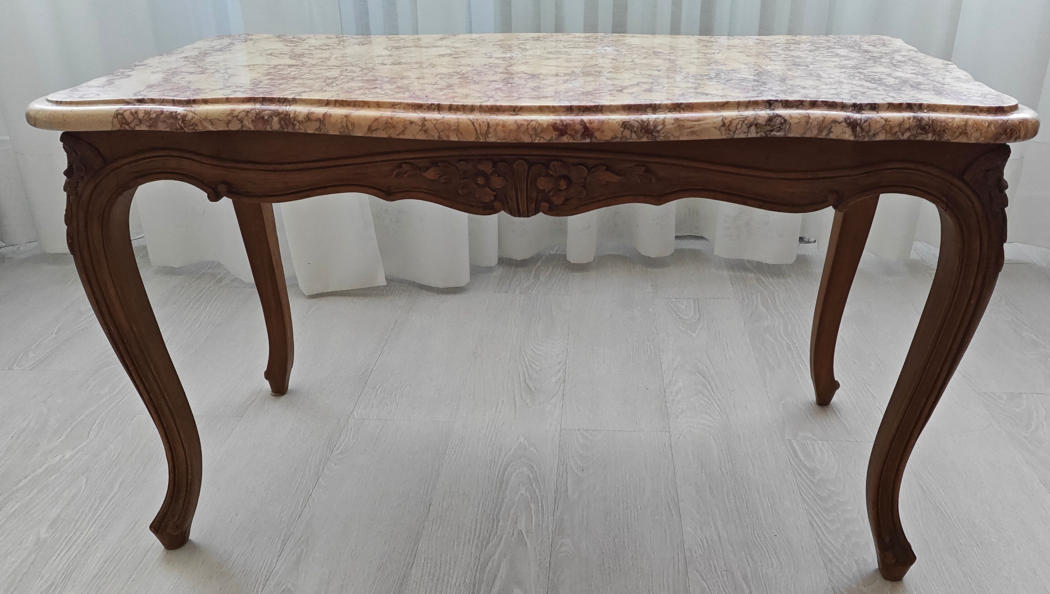 Louis XV marble coffee table