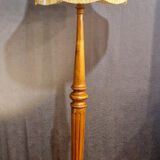 Cherry wood floor lamp from the 20th century.
