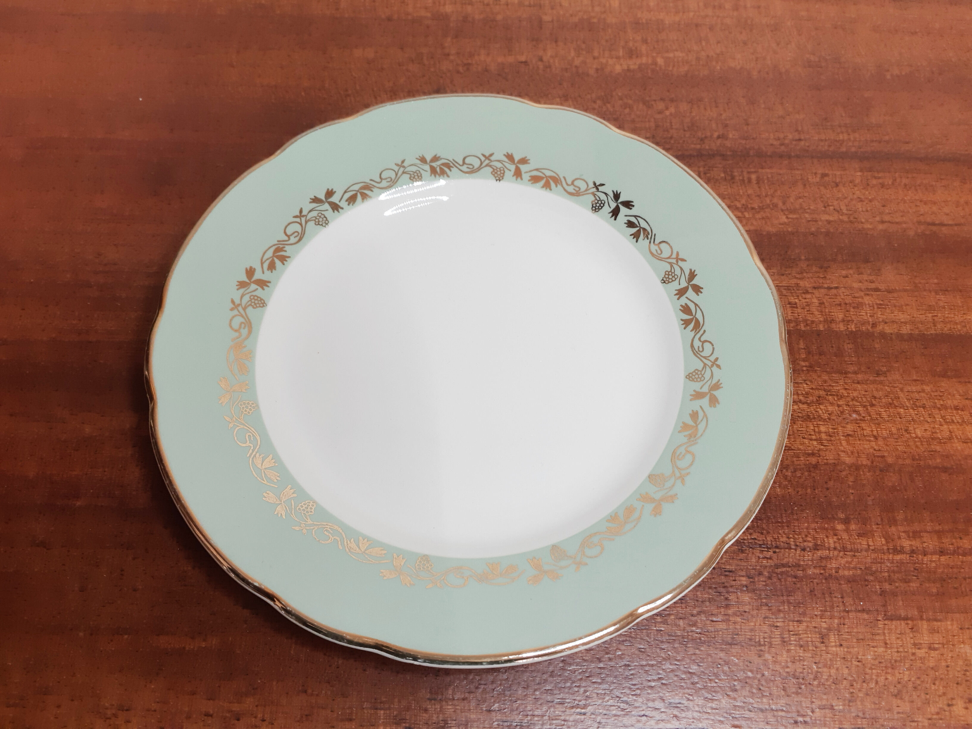 Set of 7 dessert plates "Mettlach", from Villeroy and Boch, vintage