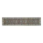 Tapis de couloir turc vintage 80x386 cm