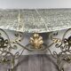 Wall console in wrought iron, 20th century