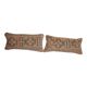 Set of 2 vintage Turkish cushion covers 25x56 cm