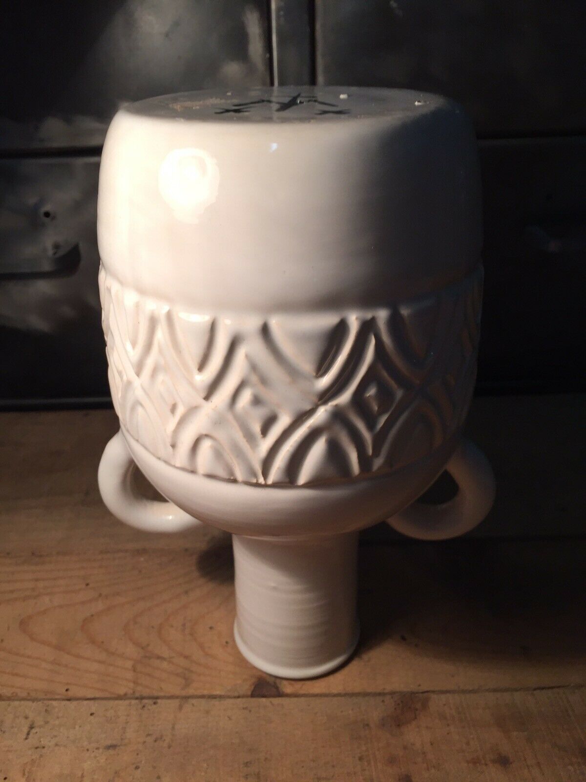 Ceramic vase from Wisques Abbey