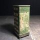 Old wooden dresser, aged green patina