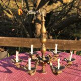 Suspension ancienne laiton