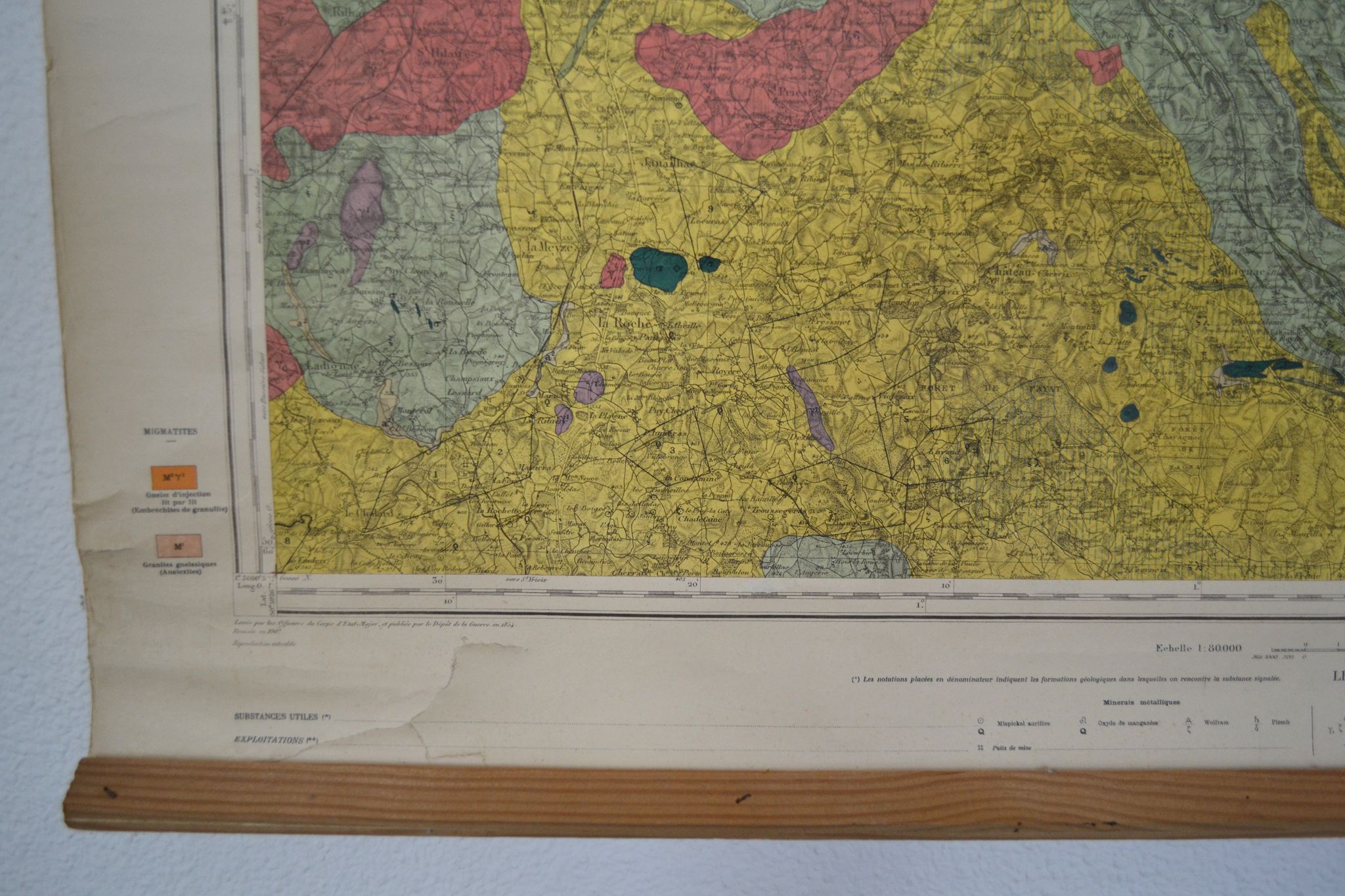 Topographic map of the General Staff of Limoges and its surroundings - 1907