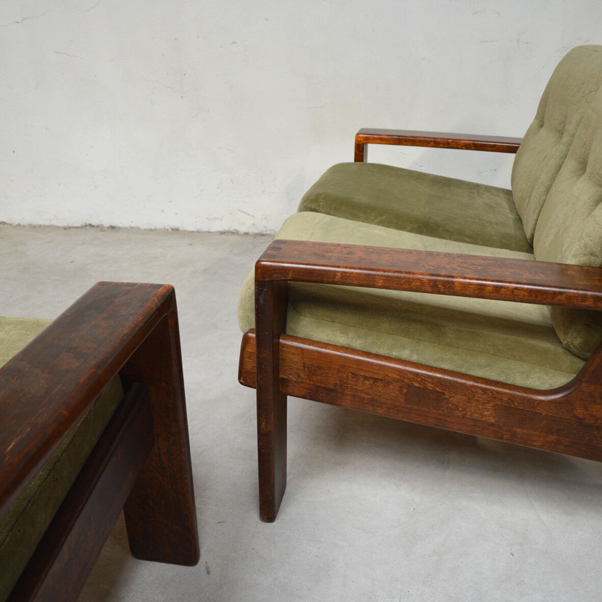 Sofa 2 places and a Chair "Bonanza" by Esko Pajamies for Asko