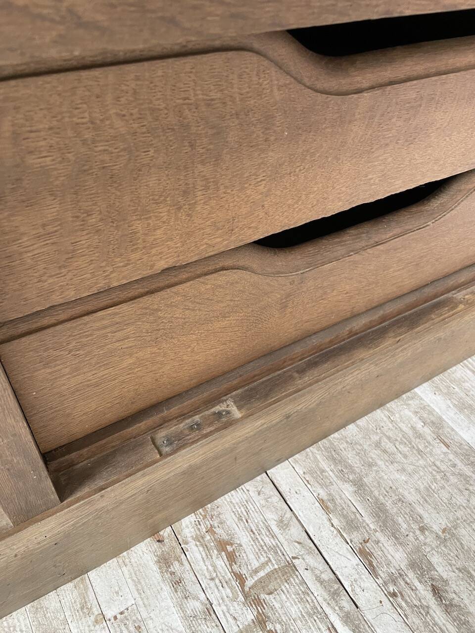 XXL oak display cabinet furniture