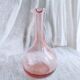 Vase soliflore rose en verre souflé