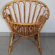 2 fauteuils rotin adulte 1960