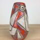 Stylized bird vase Fratelli Fanciullacci, Italian ceramic 50