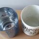 Pair of Keith Haring pots in opaline.