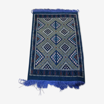 Carpet blue kilim 100x55cm