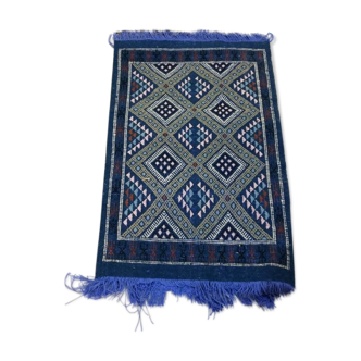 Carpet blue kilim 100x55cm