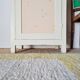 Antique Parisian bonnetière with a patina – vintage narrow wardrobe