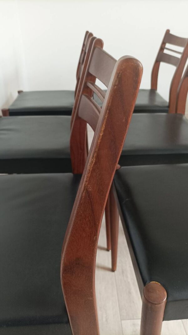 Chaise scandinave vintage teck