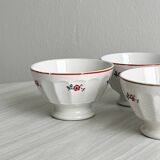 Set of 5 small ceramic bowls