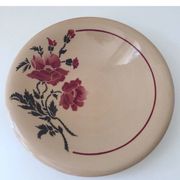 Plat creux décor fleurs