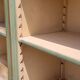 2 library furniture ceruse wood green and gold