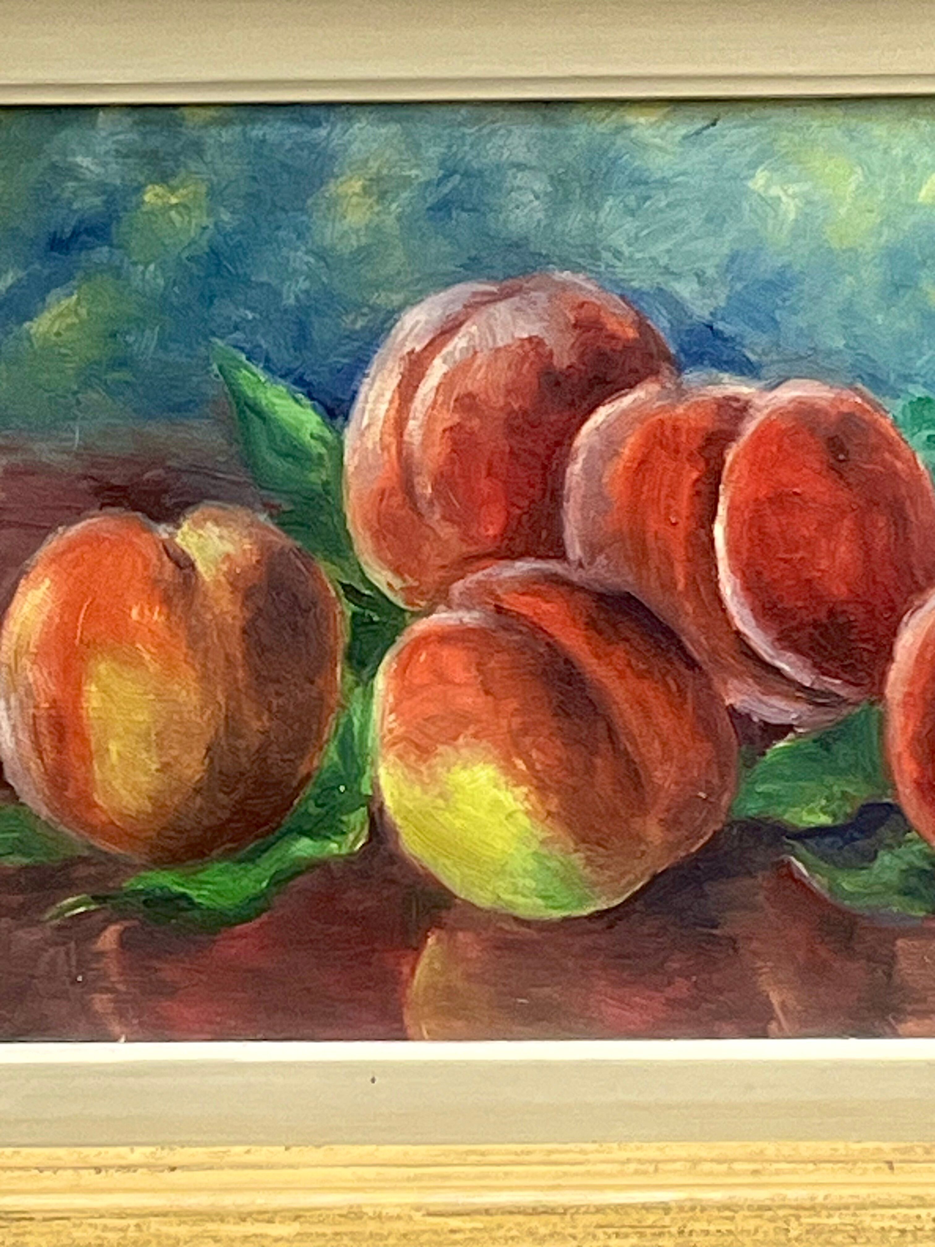 Tableau aux fruits vets 1950/60