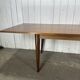 Table à manger vintage en teck extensible – années 60