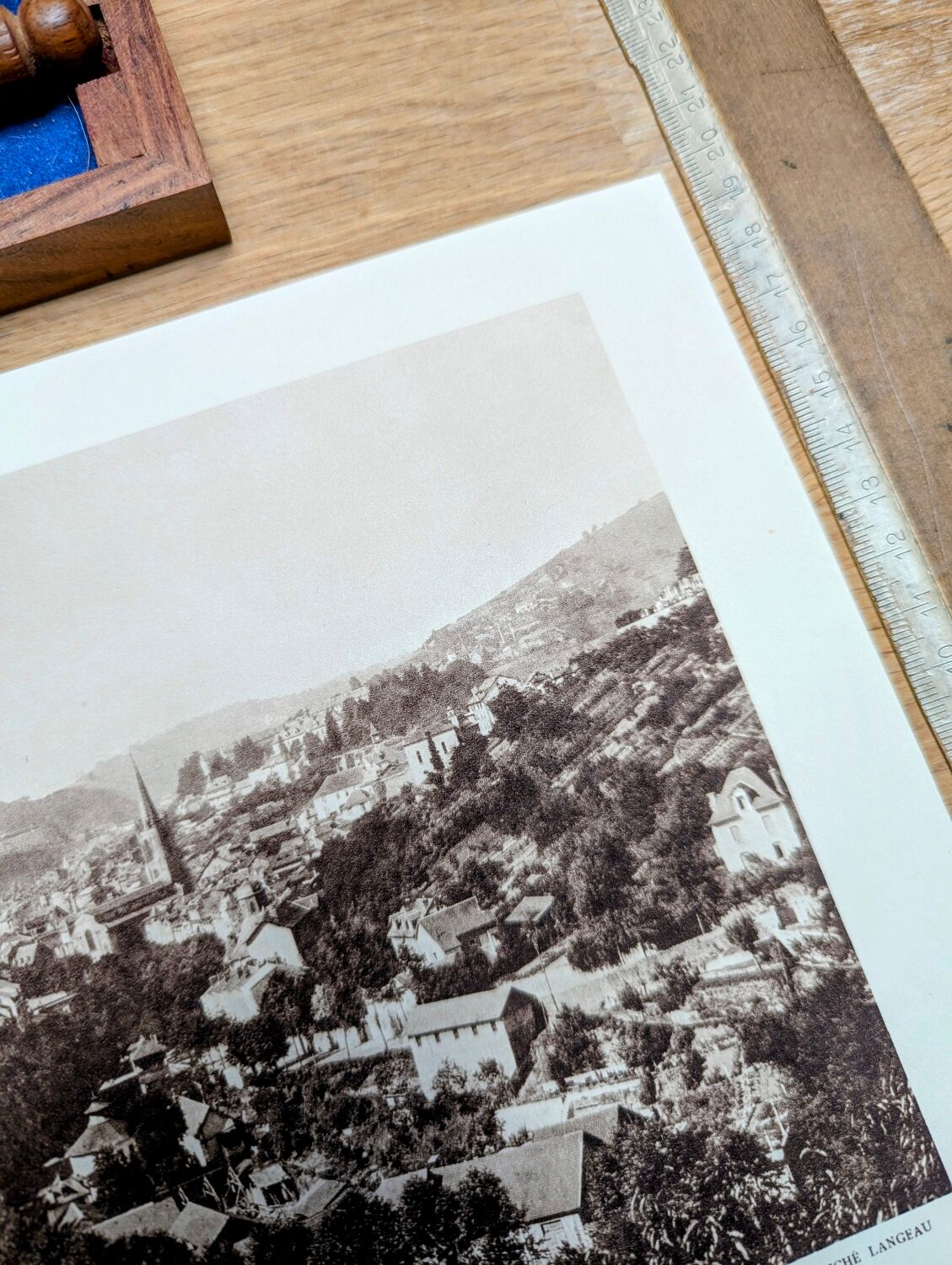 Tulle, Corrèze, photo board printed in 1942.