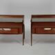Pair of Italian Mid-Century Modern Bedside Tables, 1950s
