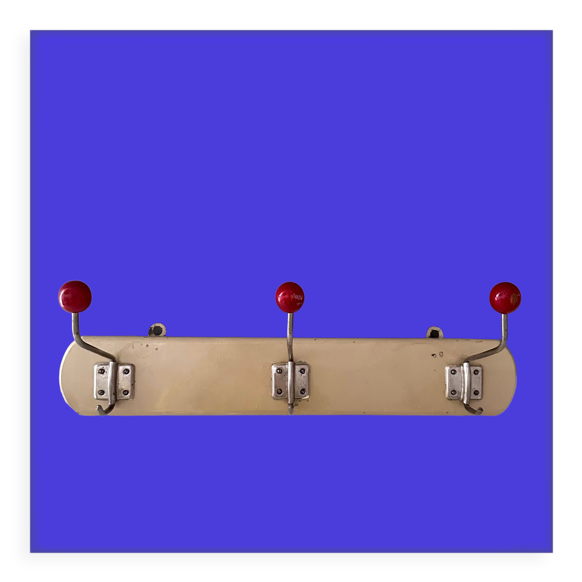 Vintage coat rack, coat hooks, wardrobe, 60's interior