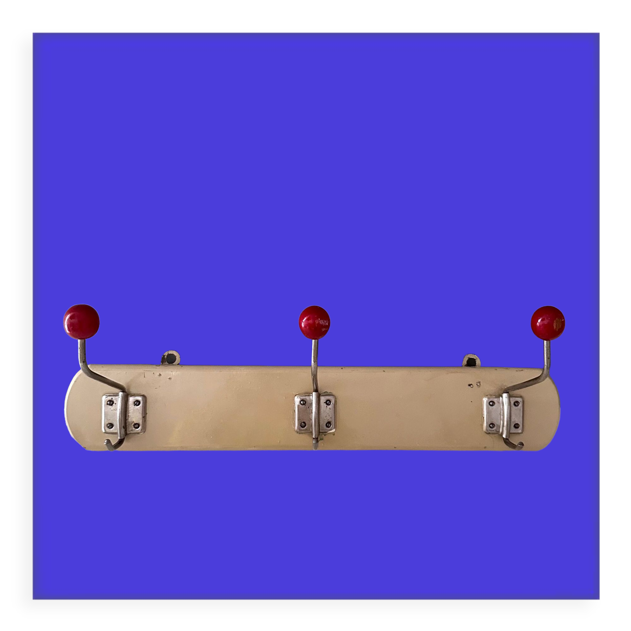 Vintage coat rack, coat hooks, wardrobe, 60's interior