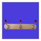 Vintage coat rack, coat hooks, wardrobe, 60's interior