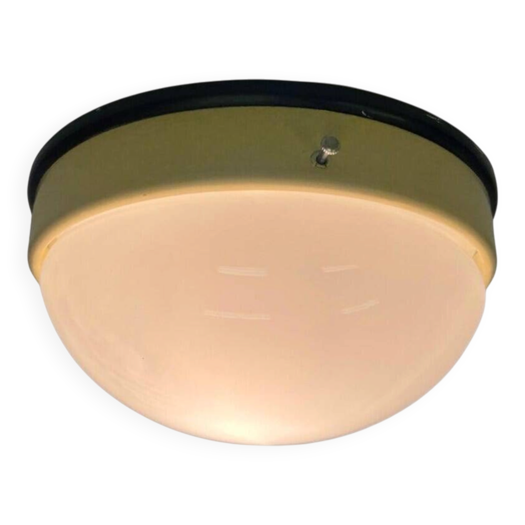 Petit plafonnier en bakélite Bauhaus ou lampe murale - années 1940
