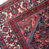 Handmade vintage Persian Malayer rug 129cm x 219cm 1960s