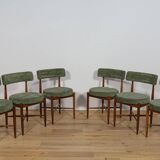 Chaises de salle à manger en teck du milieu du siècle par Ib Kofod Larsen pour G-Plan, années 1960, ensemble de
